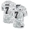 Zennovawear Trevon Diggs 7 Dallas Cowboys 2024 Salute to Service Limited Men Jersey - Arctic Camo