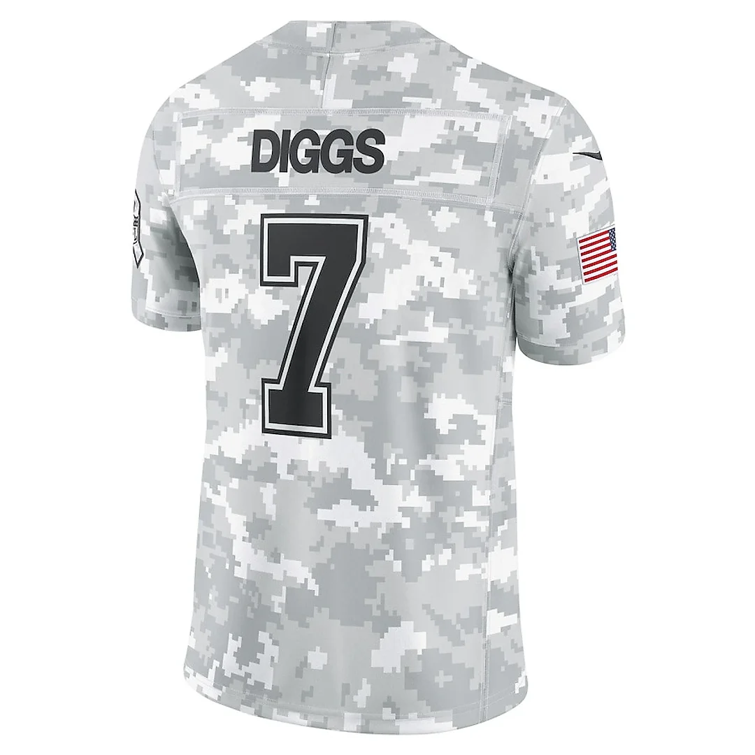 Zennovawear Trevon Diggs 7 Dallas Cowboys 2024 Salute to Service Limited Men Jersey - Arctic Camo