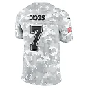Zennovawear Trevon Diggs 7 Dallas Cowboys 2024 Salute to Service Limited Men Jersey - Arctic Camo