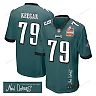 Zennovawear Trevor Keegan 79 Philadelphia Eagles Super Bowl LIX Champions Patch 'New Orleans - Where Legends Are Made' EMBROIDERED Game Men Jersey...