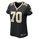 Zennovawear Trevor Penning 70 New Orleans Saints Women Game Jersey - Black