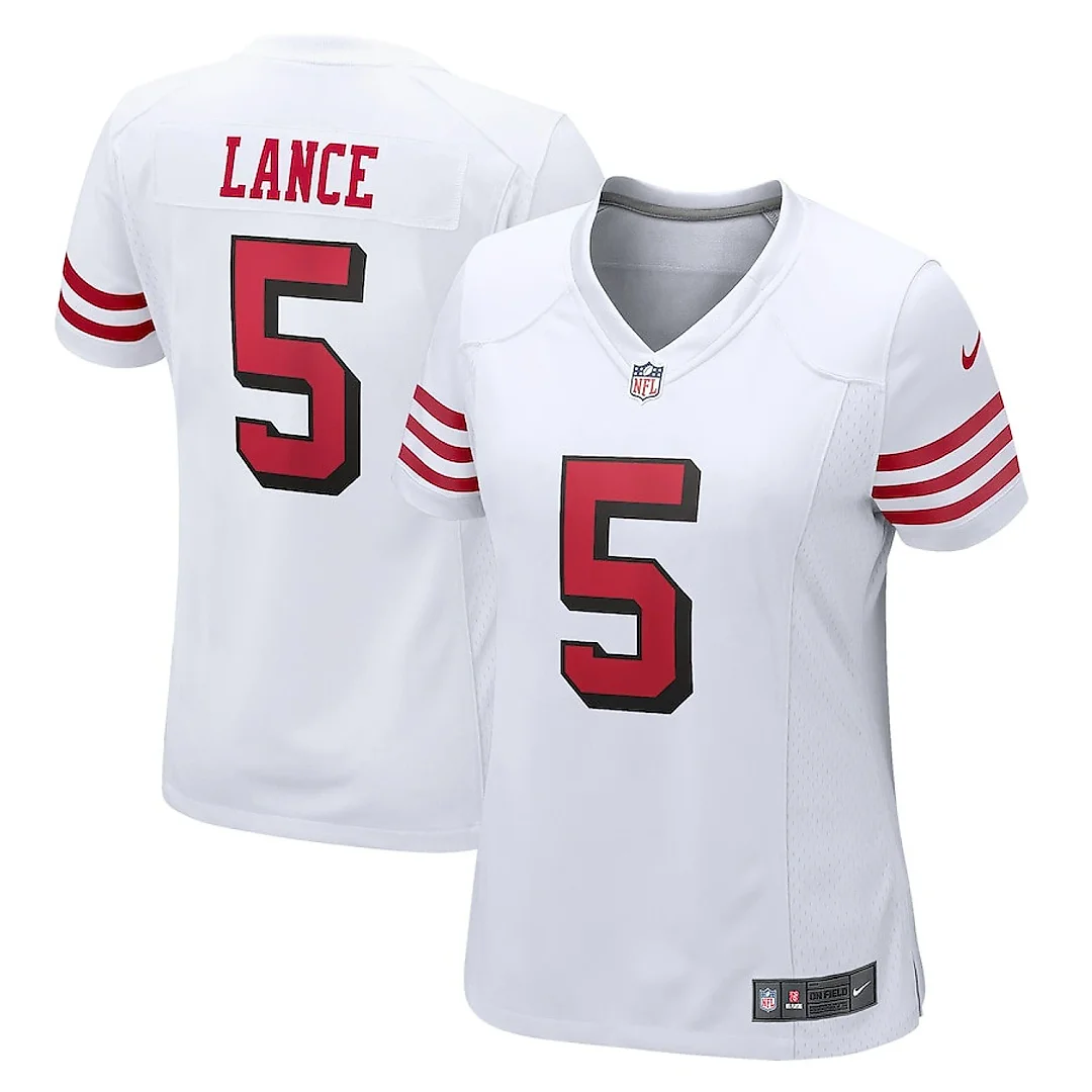 Zennovawear Trey Lance 5 San Francisco 49ers Women Jersey - White