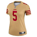 Zennovawear Trey Lance 5 San Francisco 49ers Women Team Inverted Legend Jersey - Gold