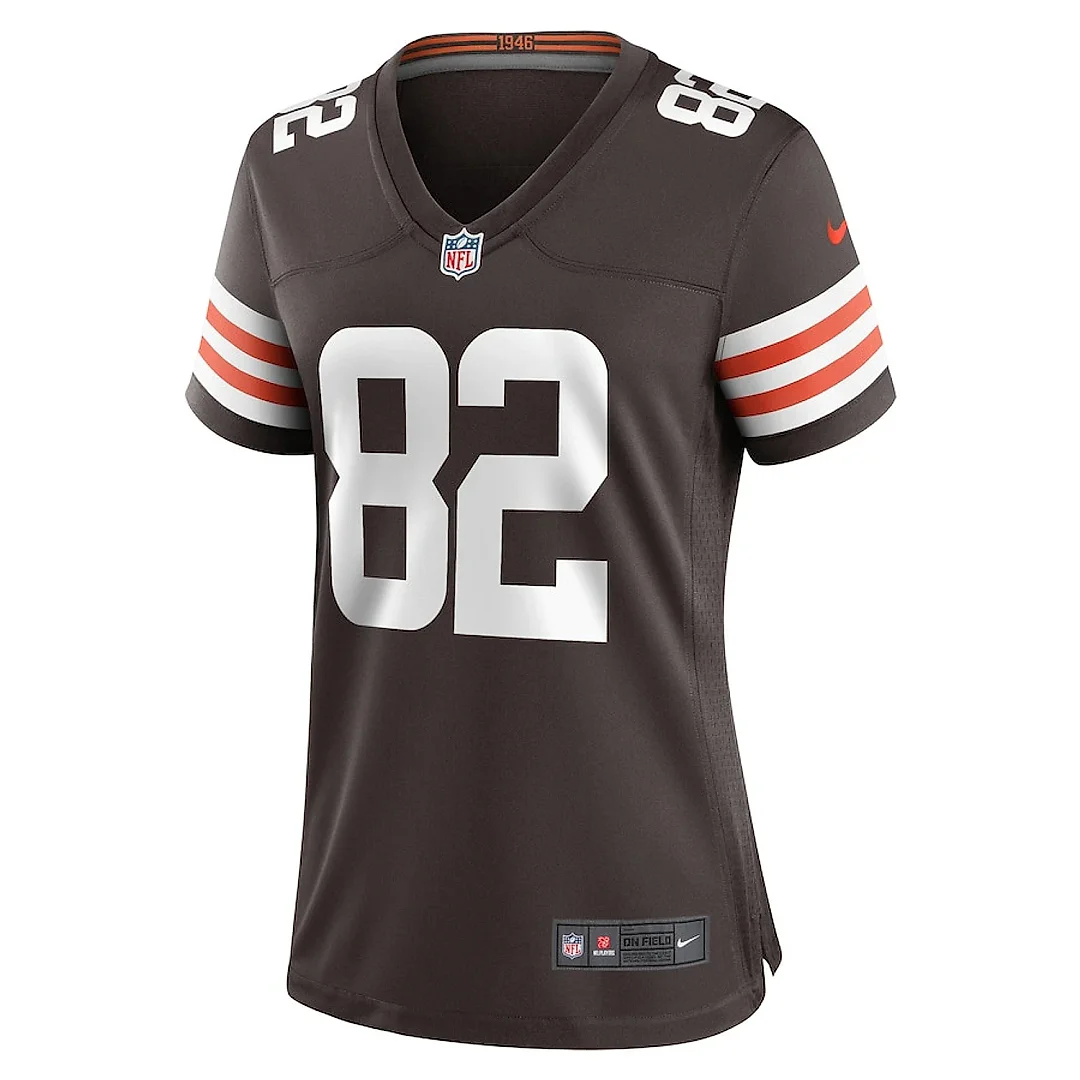 Zennovawear Trinity Benson 82 Cleveland Browns Game Women Jersey - Brown