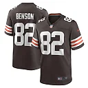 Zennovawear Trinity Benson 82 Cleveland Browns Team Game Jersey - Brown