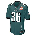 Zennovawear Tristin McCollum 36 Philadelphia Eagles Super Bowl LIX Champions Patch 'New Orleans - Where Legends Are Made' EMBROIDERED Game Men...