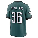Zennovawear Tristin McCollum 36 Philadelphia Eagles Team Game Men Jersey - Midnight Green