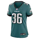 Zennovawear Tristin McCollum 36 Philadelphia Eagles Women's Team Game Jersey - Midnight Green