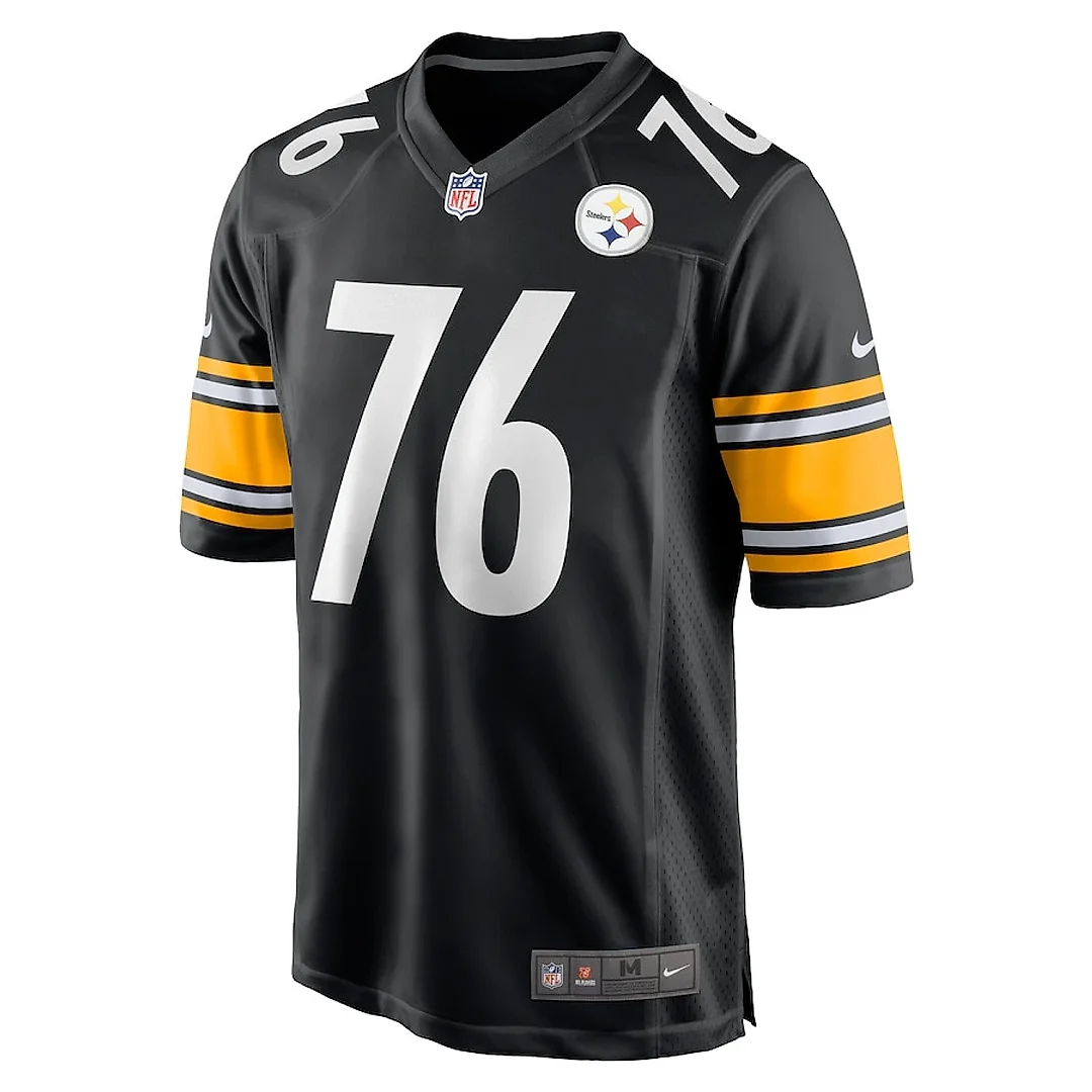 Zennovawear Troy Fautanu 76 Pittsburgh Steelers 2024 NFL Draft First Round Pick Player Game Jersey