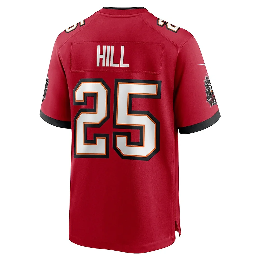 Zennovawear Troy Hill 25 Tampa Bay Buccaneers Game Men Jersey - Red