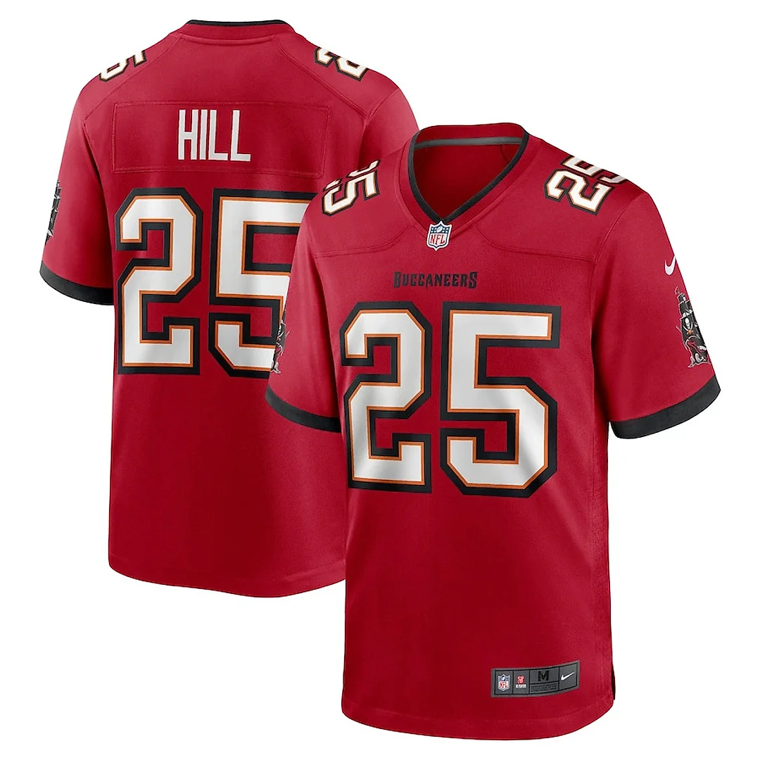 Zennovawear Troy Hill 25 Tampa Bay Buccaneers Game Men Jersey - Red