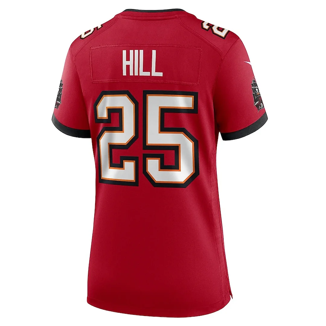 Zennovawear Troy Hill 25 Tampa Bay Buccaneers Women's Game Jersey - Red
