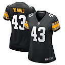 Zennovawear Troy Polamalu 43 Pittsburgh Steelers Women Retired Jersey - Black
