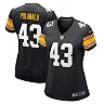 Zennovawear Troy Polamalu 43 Pittsburgh Steelers Women Retired Jersey - Black