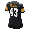 Zennovawear Troy Polamalu 43 Pittsburgh Steelers Women Retired Jersey - Black