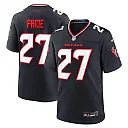 Zennovawear Troy Pride 27 Houston Texans Team Game Men Jersey - Navy