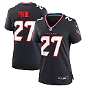 Zennovawear Troy Pride 27 Houston Texans Women Team Game Jersey - Navy