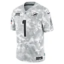 Zennovawear Tua Tagovailoa 1 Miami Dolphins 2024 Salute to Service Limited Men Jersey - Arctic Camo