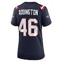 Zennovawear Tucker Addington 46 New England Patriots Women Home Game Jersey - Navy