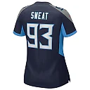 Zennovawear T'Vondre Sweat 93 Tennessee Titans Women's Team Game Jersey - Navy