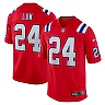 Zennovawear Ty Law 24 New England Patriots Men Retired Alternate Game Jersey - Red