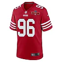 Zennovawear T.Y. McGill 96 San Francisco 49ers NFC Champions Patch Game Men Jersey - Scarlet
