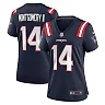 Zennovawear Ty Montgomery 14 New England Patriots Women Game Jersey - Navy