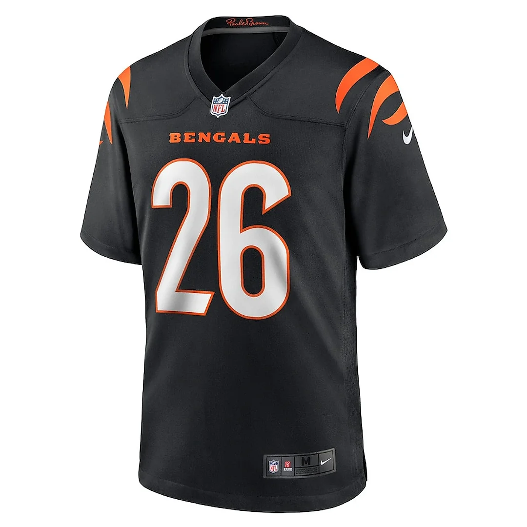 Zennovawear Tycen Anderson 26 Cincinnati Bengals Team Game Men Jersey - Black