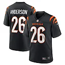 Zennovawear Tycen Anderson 26 Cincinnati Bengals Team Game Men Jersey - Black