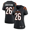 Zennovawear Tycen Anderson 26 Cincinnati Bengals Women Game Jersey - Black