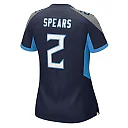 Zennovawear Tyjae Spears 2 Tennessee Titans Women's Game Jersey - Navy