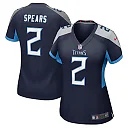 Zennovawear Tyjae Spears 2 Tennessee Titans Women's Game Jersey - Navy