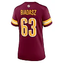 Zennovawear Tyler Biadasz 63 Washington Commanders Women's Game Jersey - Burgundy