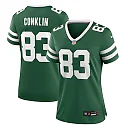 Zennovawear Tyler Conklin 83 New York Jets Women's Team Game Jersey - Legacy Green