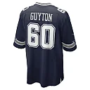 Zennovawear Tyler Guyton 60 Dallas Cowboys 2024 NFL Draft First Round Pick Player Game Jersey - Men