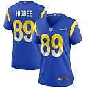 Zennovawear Tyler Higbee 89 Los Angeles Rams Women Game Jersey - Royal