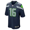 Zennovawear Tyler Lockett 16 Seattle Seahawks Men Game Team Jersey - College Navy
