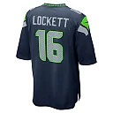 Zennovawear Tyler Lockett 16 Seattle Seahawks Men Game Team Jersey - College Navy
