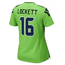 Zennovawear Tyler Lockett 16 Seattle Seahawks Women Game Jersey - Neon Green