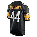Zennovawear Tyler Matakevich 44 Pittsburgh Steelers Game Men Jersey - Black