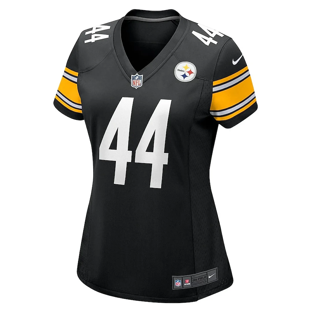 Zennovawear Tyler Matakevich 44 Pittsburgh Steelers Women's Game Jersey - Black