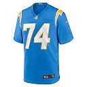 Zennovawear Tyler McLellan 74 Los Angeles Chargers Team Game Men Jersey - Powder Blue