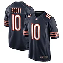 Zennovawear Tyler Scott 10 Chicago Bears Game Men Jersey - Navy