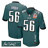 Zennovawear Tyler Steen 56 Philadelphia Eagles Super Bowl LIX Champions Patch 'New Orleans - Where Passion Ignites' EMBROIDERED Game Men Jersey...