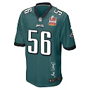 Zennovawear Tyler Steen 56 Philadelphia Eagles Super Bowl LIX Champions Patch 'New Orleans - The Ultimate Showdown' EMBROIDERED Game Men Jersey...