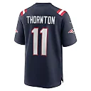 Zennovawear Tyquan Thornton 11 New England Patriots Game Men Jersey - Navy