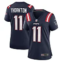 Zennovawear Tyquan Thornton 11 New England Patriots Women Game Jersey - Navy