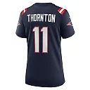 Zennovawear Tyquan Thornton 11 New England Patriots Women Game Jersey - Navy
