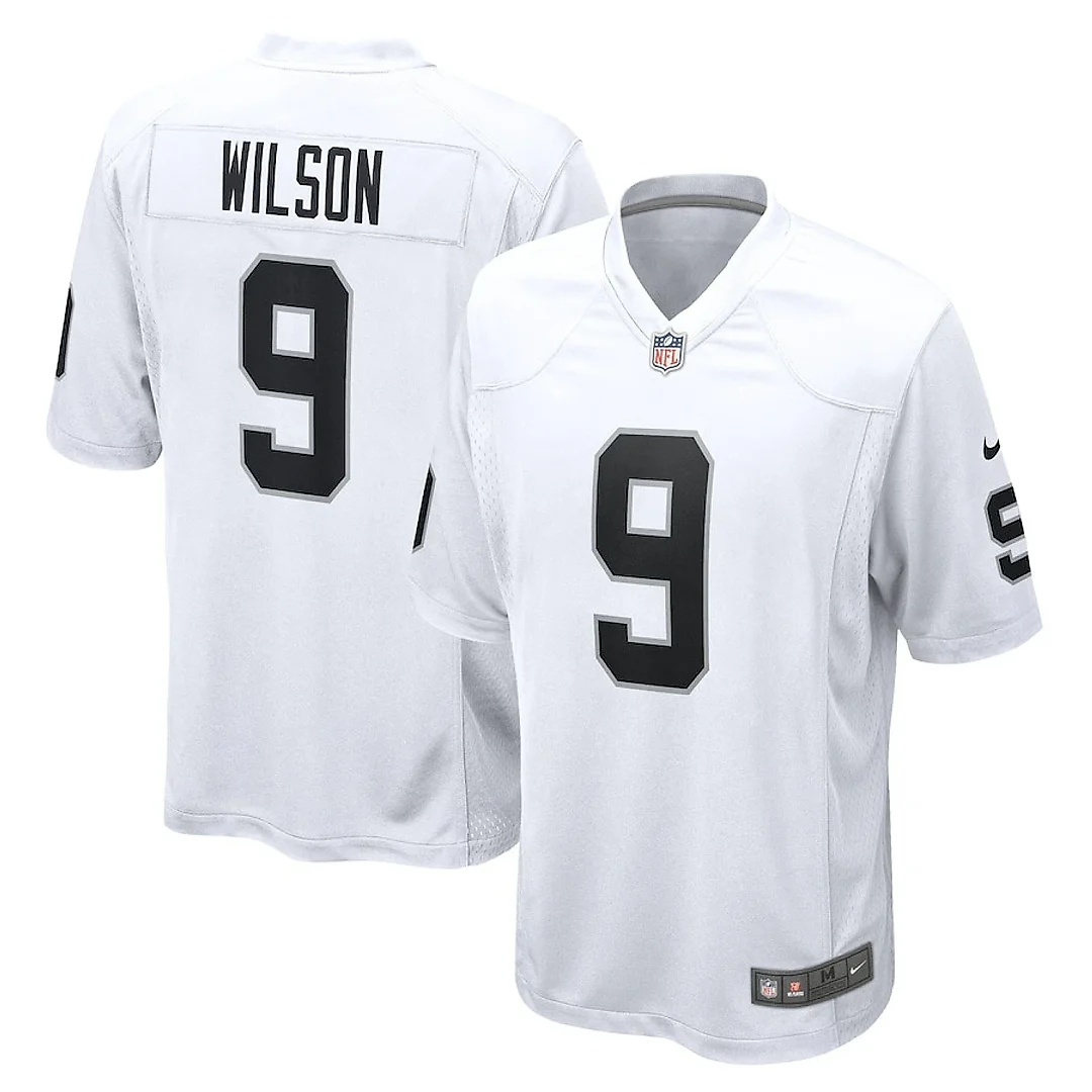 Zennovawear Tyree Wilson 9 Las Vegas Raiders Game Men Jersey - White