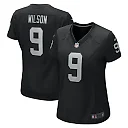 Zennovawear Tyree Wilson 9 Las Vegas Raiders Women's Team Game Jersey - Black